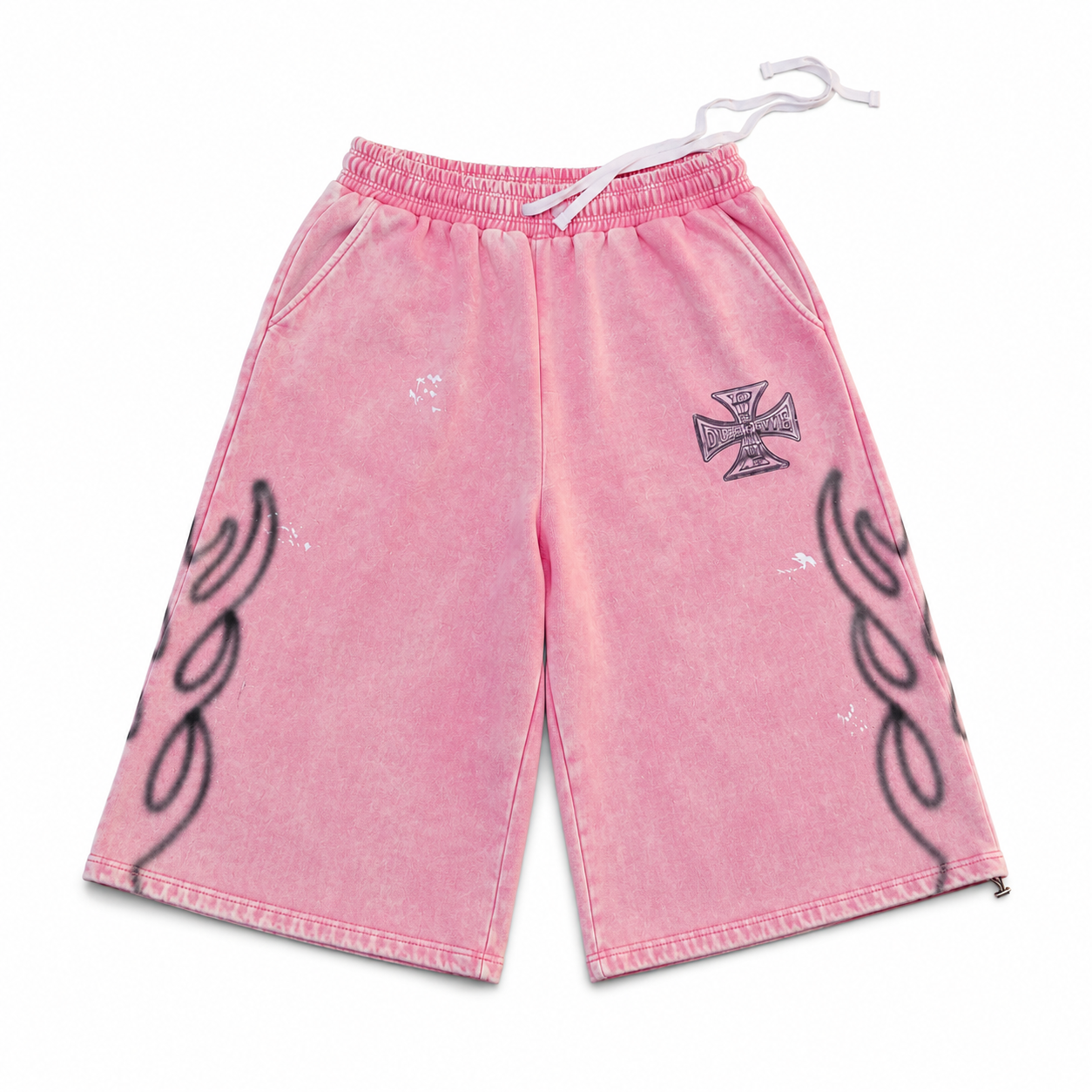 PINK INFERNO SHORTS
