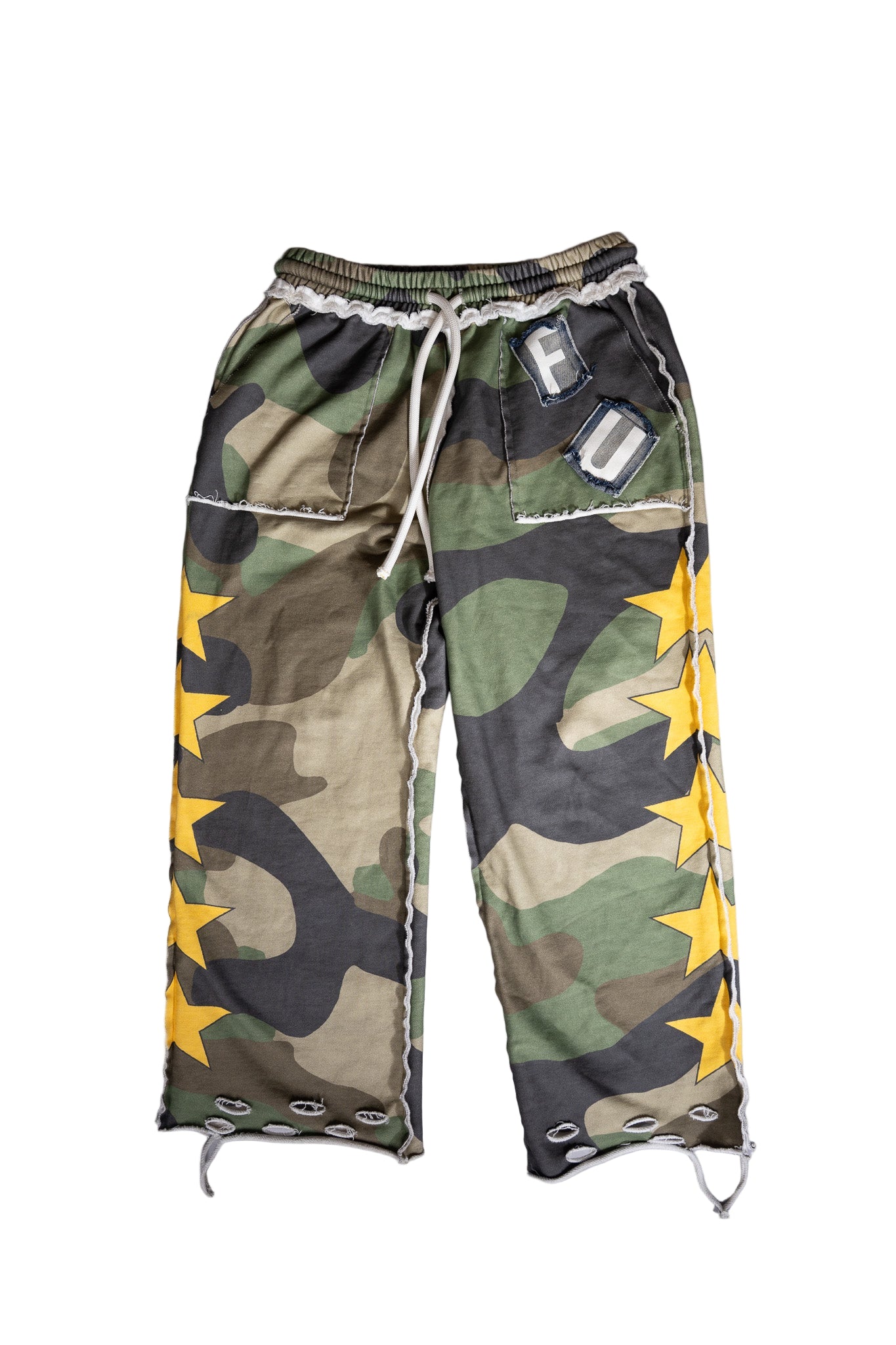 "FU" CAMO SWEATS
