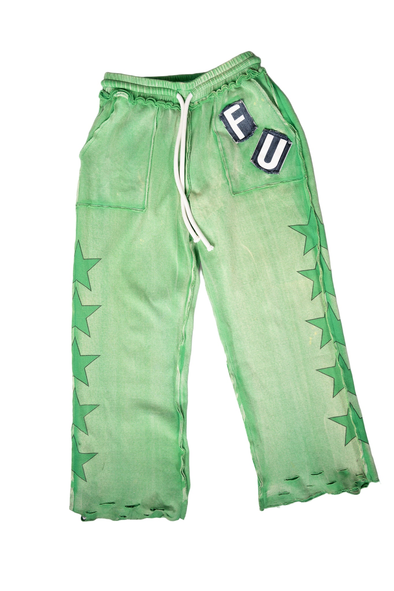 "FU" GREEN SWEATS