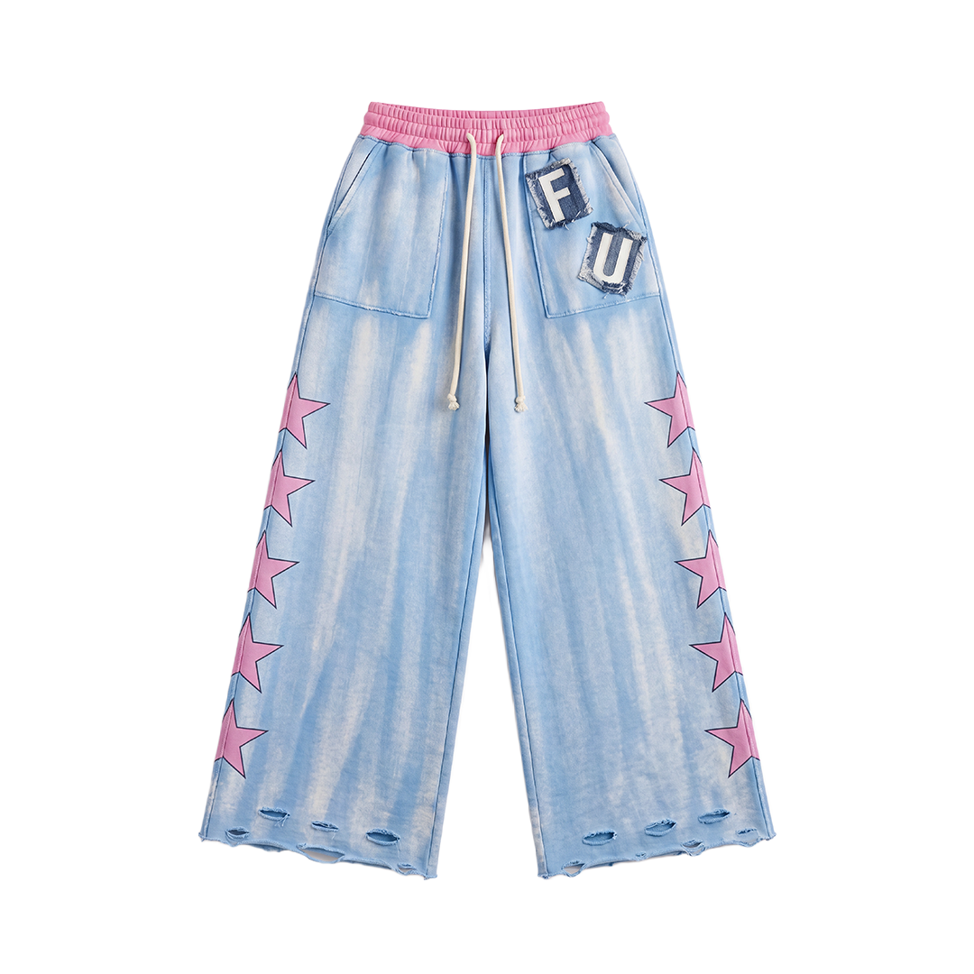 "FU" COTTON CANDY SWEATS